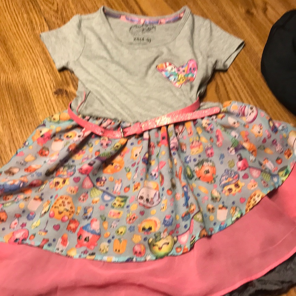 Girls shopkins dress sz 4-5